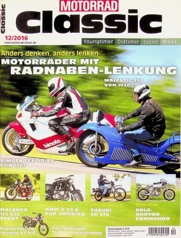 Deckblatt Motorrad Classic (12/2016)